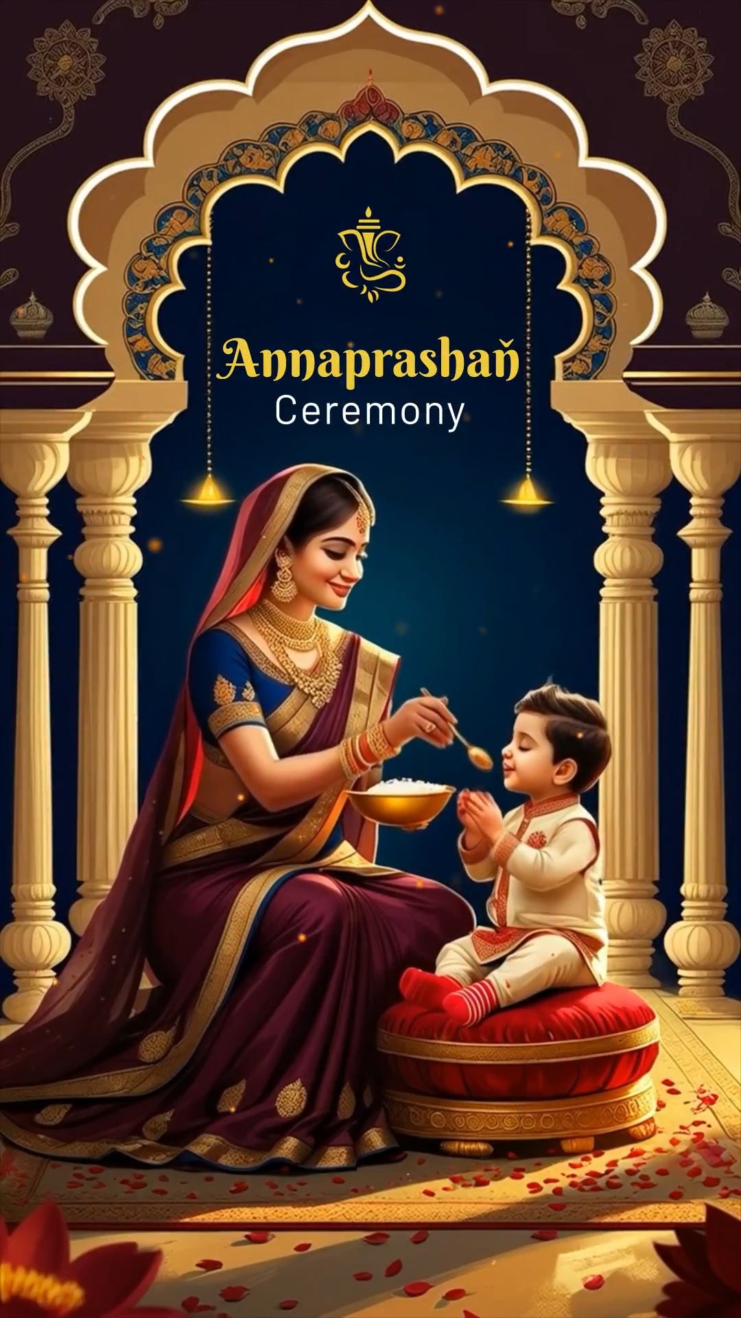 Annaprashan Ceremony Invitation Video | IN-0456