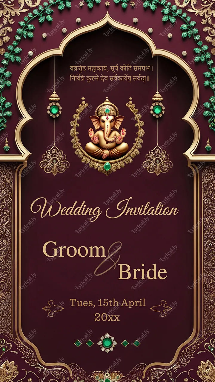 Wedding Invitation Card | IN-0306