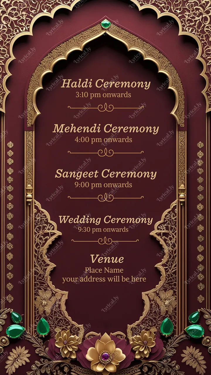 Wedding Invitation Card | IN-0306