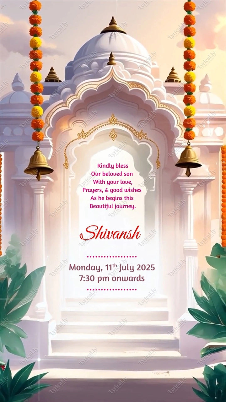 Annaprashan Ceremony Invitation Video | IN-0454