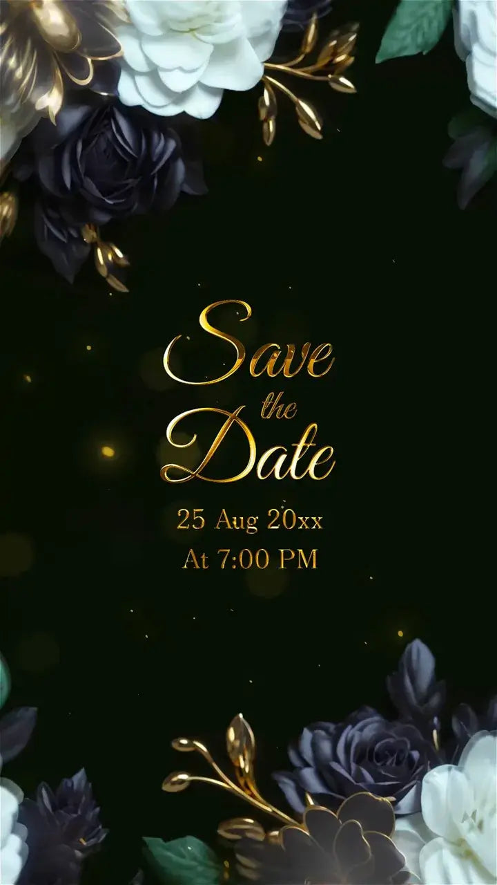 Captivating Engagement Invitation | IN-0041