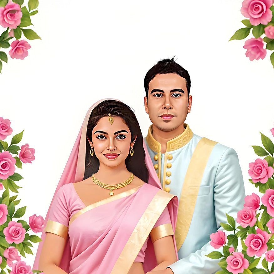 Caricature Wedding Invitation