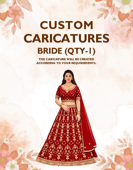 Custom Caricature Bride (Qty-1)