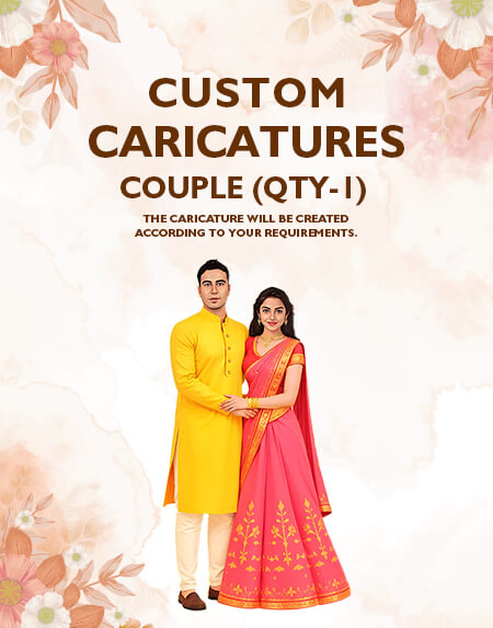 Custom Caricature Couple (Qty-1)