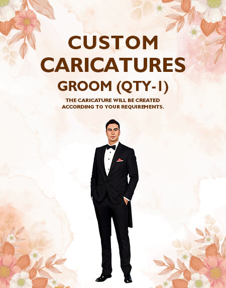 Custom Caricature Groom (Qty-1)