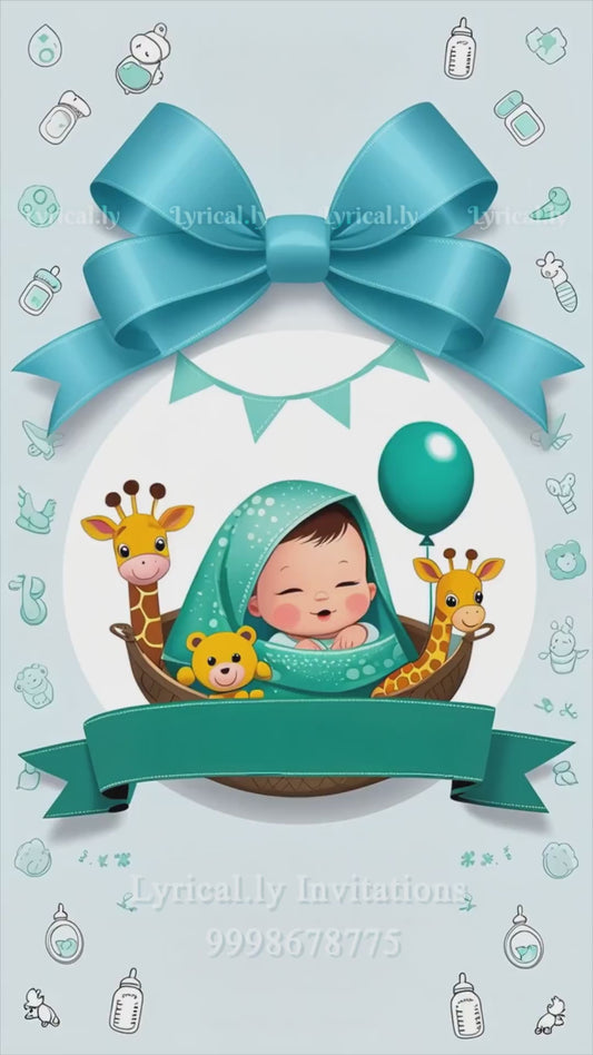 Naming Ceremony Invitation Video | IN-0464