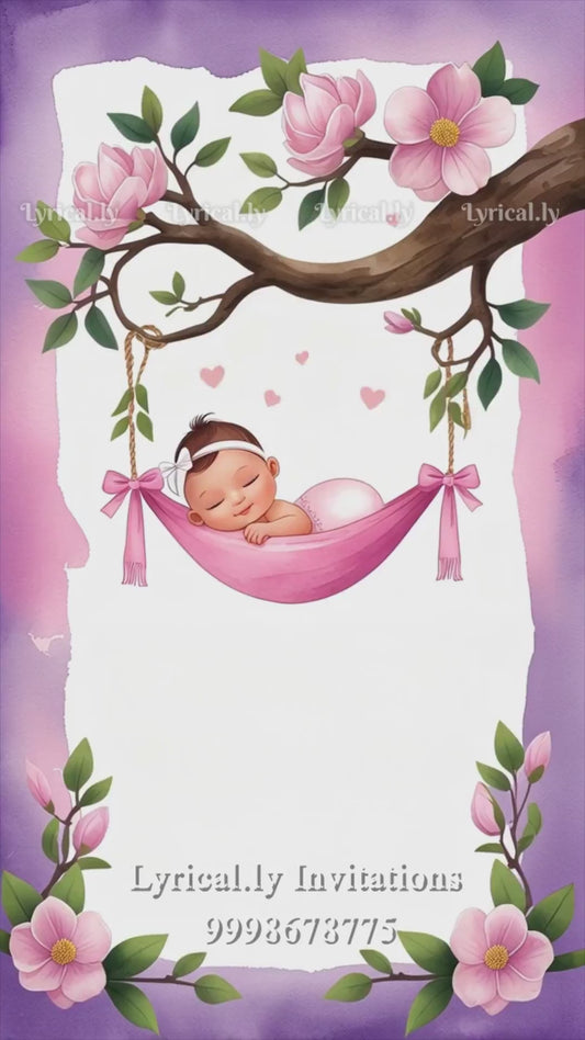 Naming Ceremony Invitation Video | IN-0463