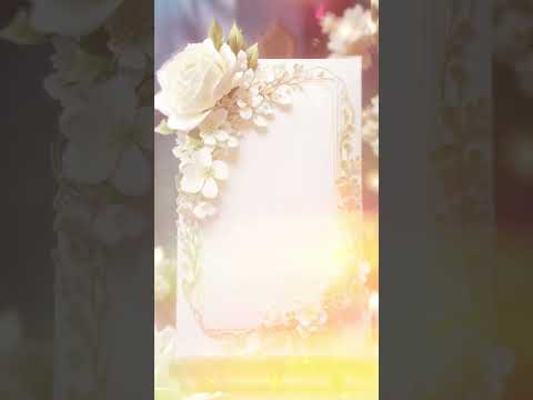 Beautiful 3D Floral Wedding Invitation Video | IN-0061
