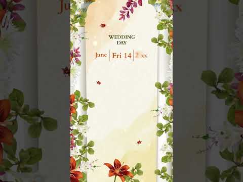 Wedding Invitation Video | IN-0119