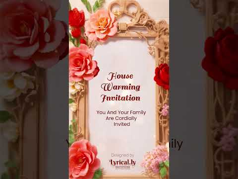 Elegant 3D Housewarming Invitation Video | IN-0103