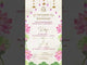 Elegant Floral Indian Wedding Invitation | IN-0050