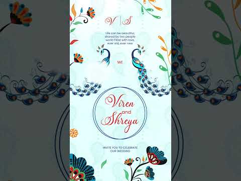 Save The Date Wedding Invitation Video | IN-0112
