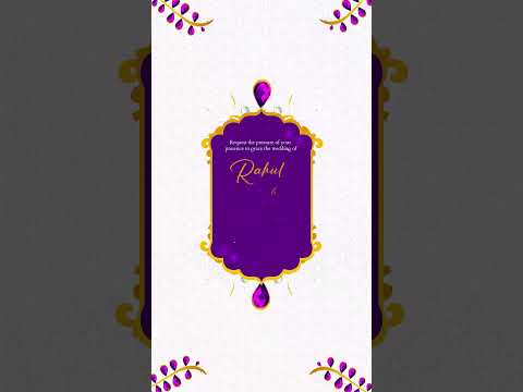 Wedding Invitation Video | IN-0053