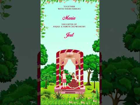 Save The Date Wedding Invitation Video | IN-0074