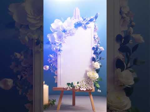 Beautiful Floral Wedding Invitation Video | IN-0084