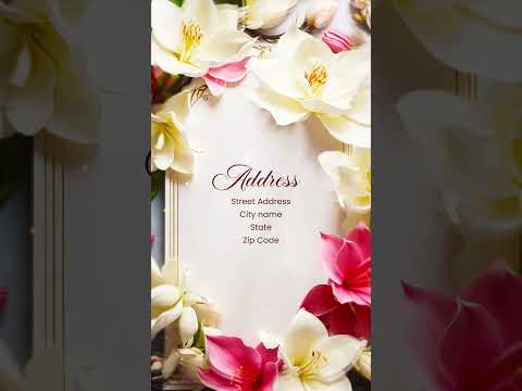 Wedding Invitation Video | IN-0113