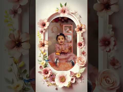 Floral Elegance Birthday Invitation video | IN-0091