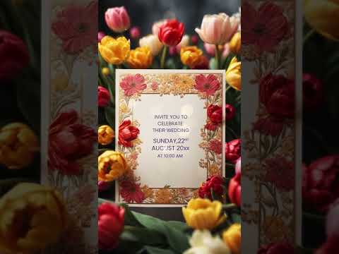 Wedding Invitation Video | IN-0076