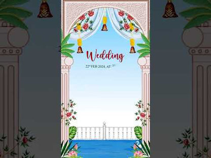 Colorful Indian Wedding Invitation | IN-0034