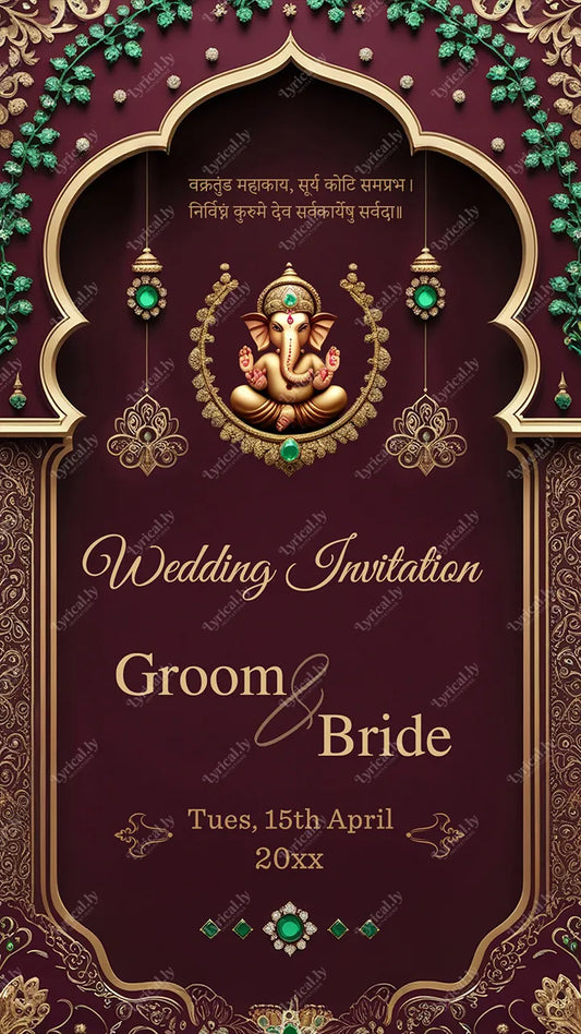 Wedding Invitation Card | IN-0306