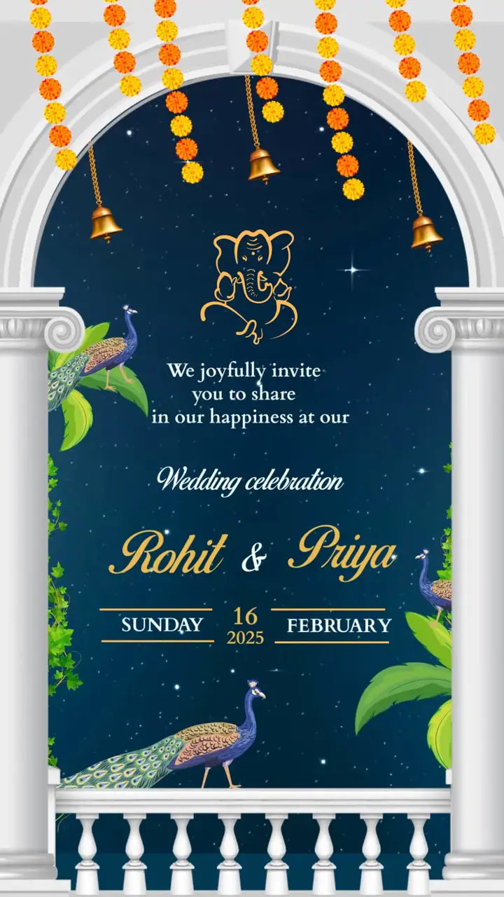 Perfect Tropical Wedding Invitation | IN-0035