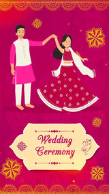 Indian Mandala Wedding Invitation | IN-0009