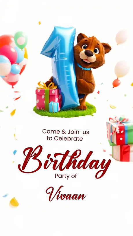 3D Birthday Invitation video | IN-0093