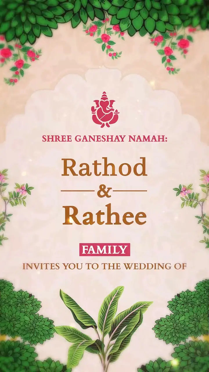 Traditional Wedding Invitation | IN-0004