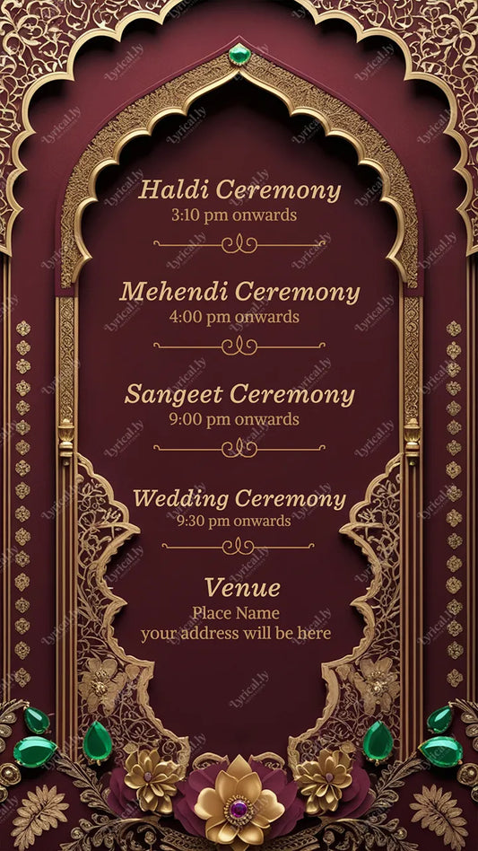 Wedding Invitation Card | IN-0306