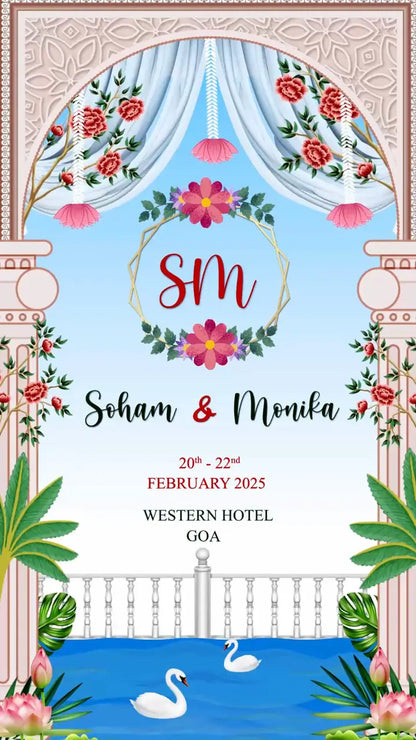 Colorful Indian Wedding Invitation | IN-0034