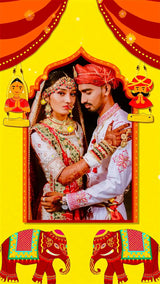 Royal Rajasthani Wedding Invitation video | IN-0126