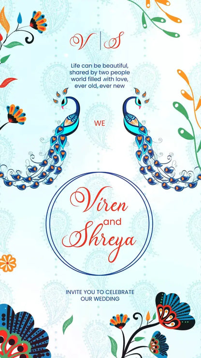 Save The Date Wedding Invitation Video | IN-0112