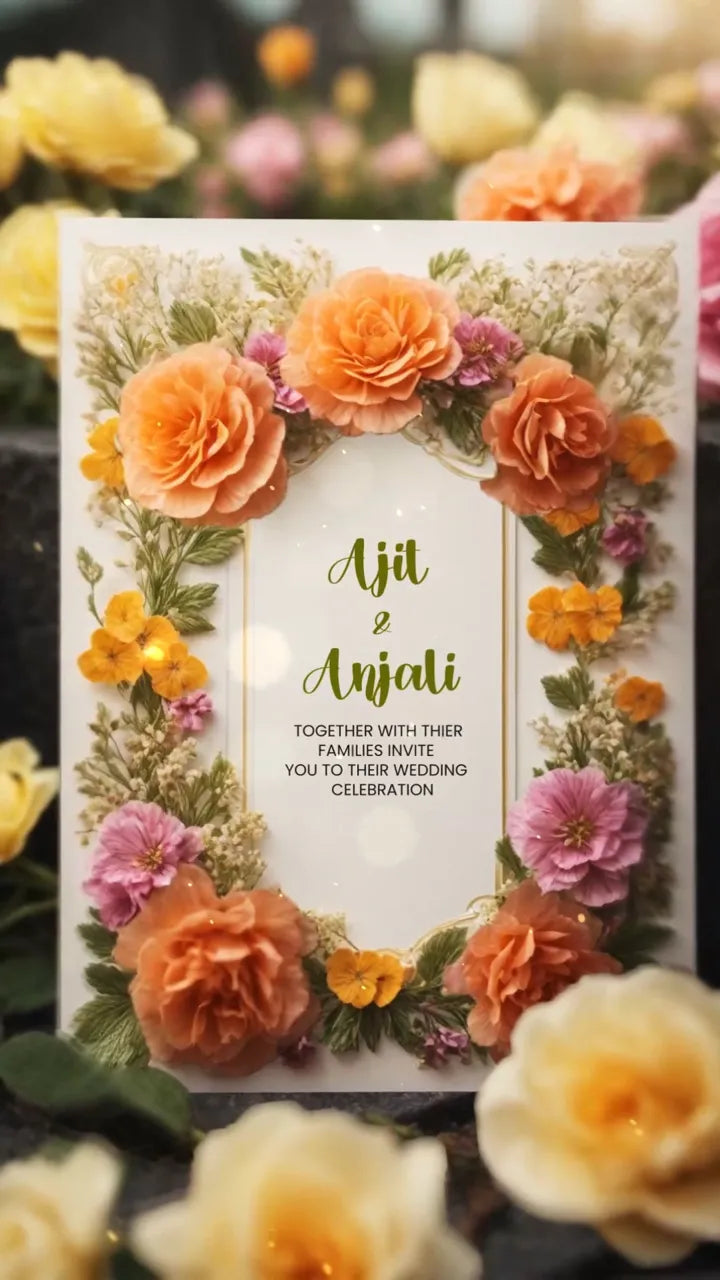 Hindu Wedding Invitation Video | IN-0077