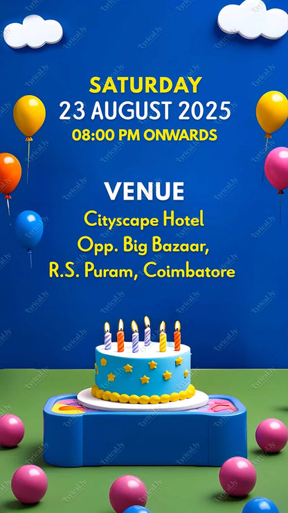 Peppa Pig Birthday Party Invitation Video | IN-0445
