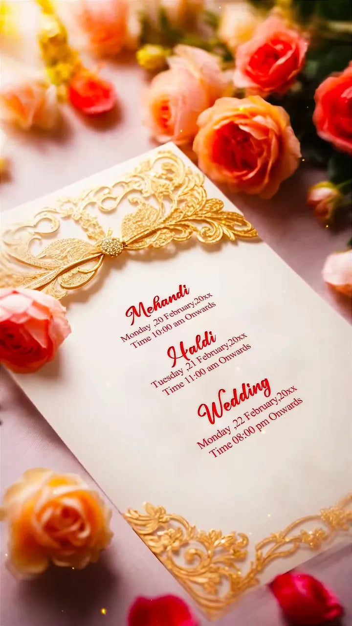 Hindu Wedding Invitation Video | IN-0080