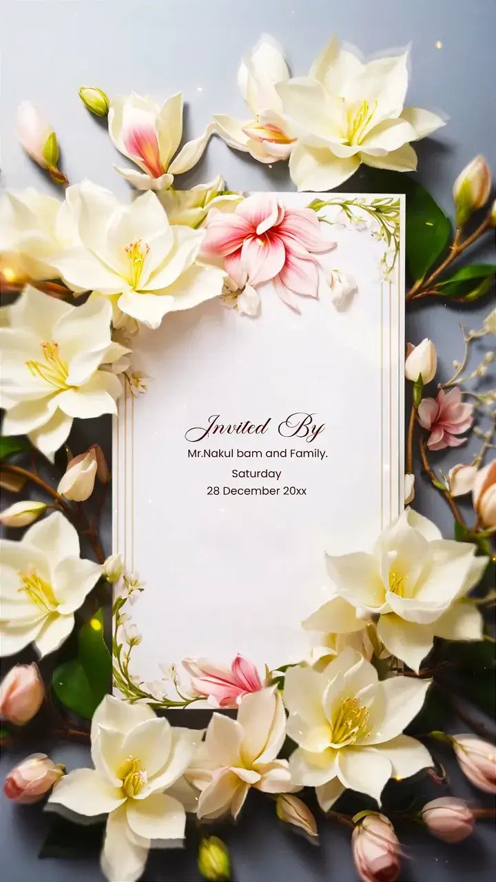 Wedding Invitation Video | IN-0113