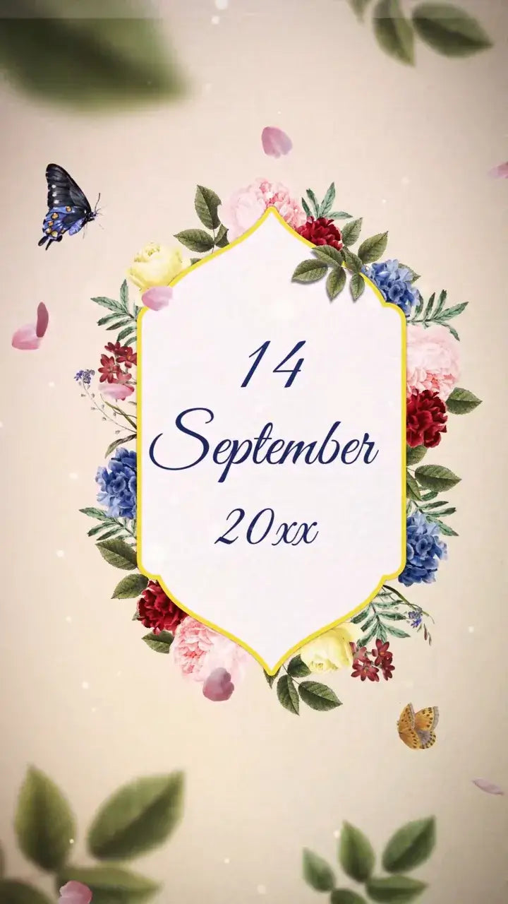 Save The Date Invitation Video | IN-0110