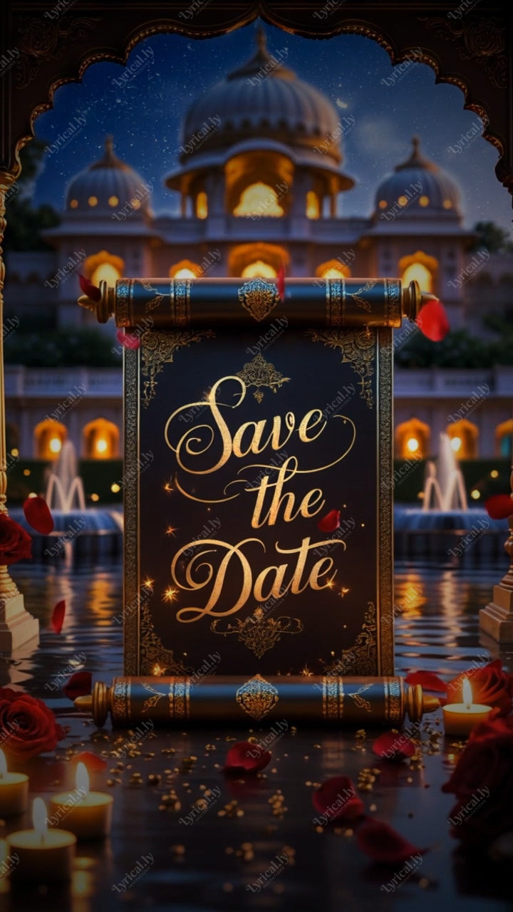 3D Save The Date Wedding Invitation Video | IN-0163