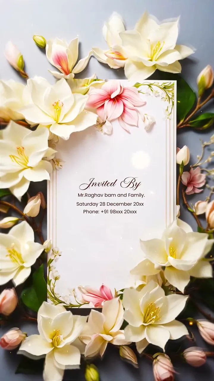 Wedding Invitation Video | IN-0079