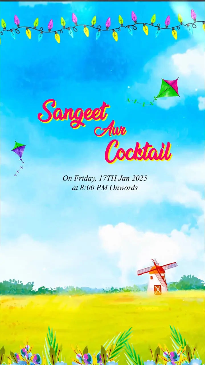 Kite Festival Themed Invitation | IN-0015