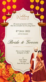 Wedding Ceremony Invitation Card | IN-0218