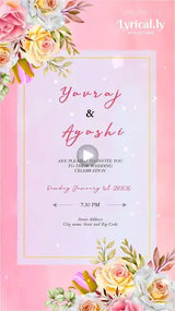 Save The Date Wedding Invitation Video | IN-0052